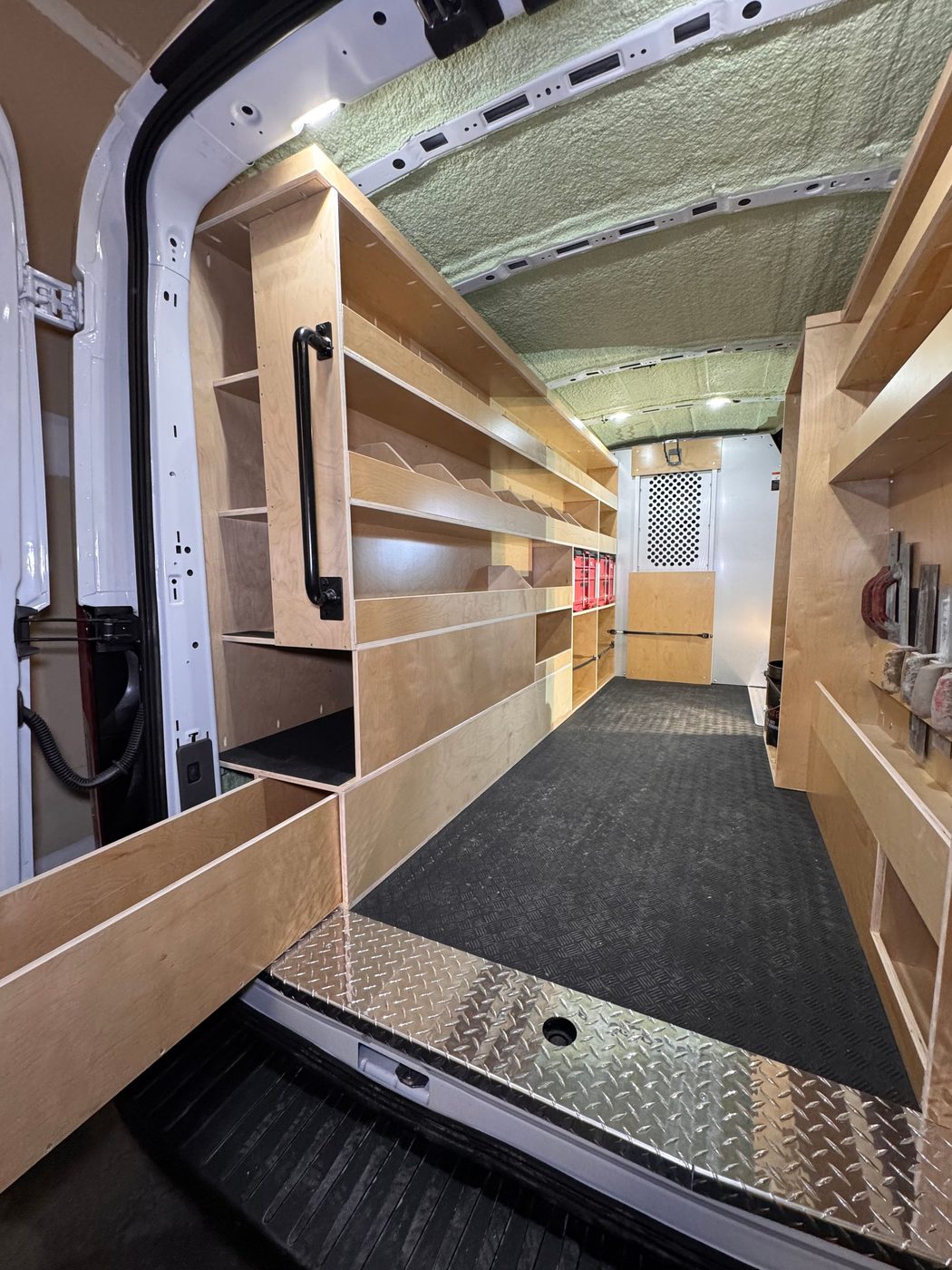 Ford Transit Med Roof — Custom Van interior