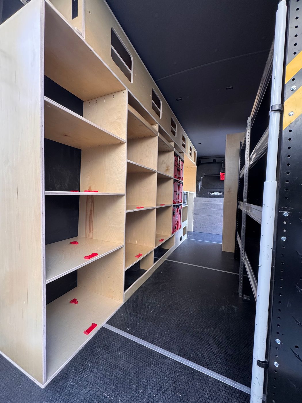 Ford Transit High Roof Ext — Electrician Van interior