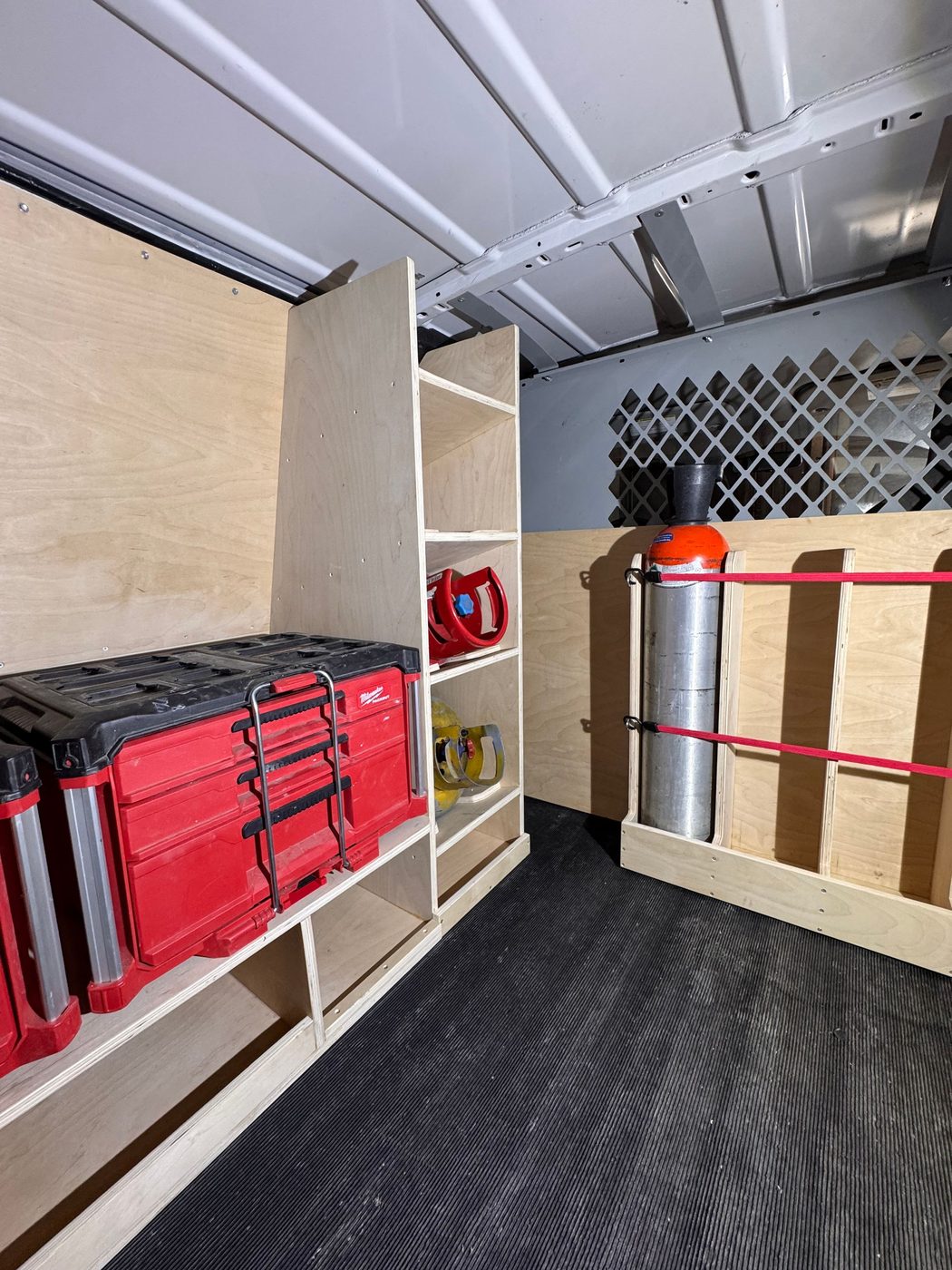 HVAC Van — Interior