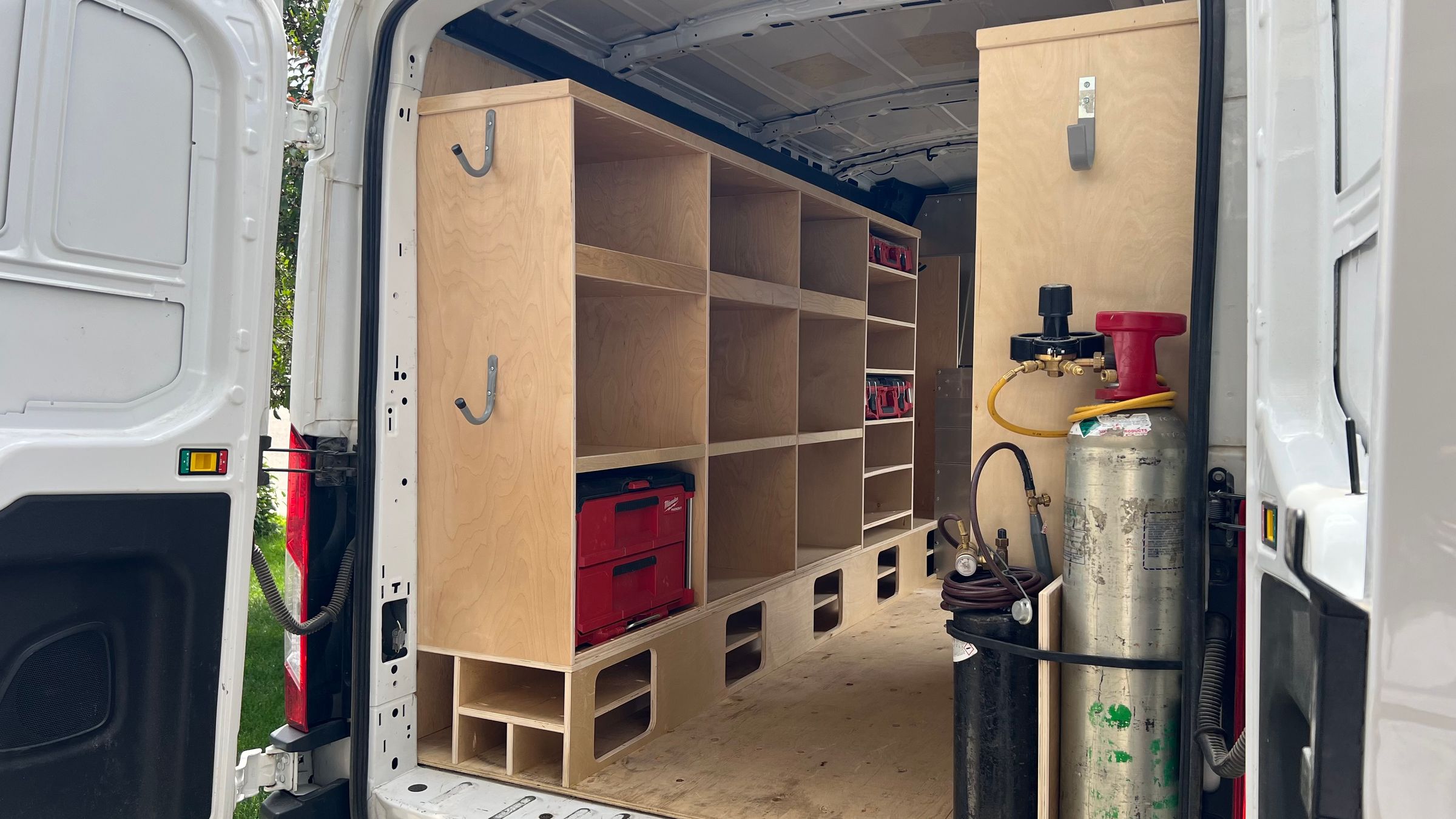Ford Transit Med Roof — HVAC Van interior