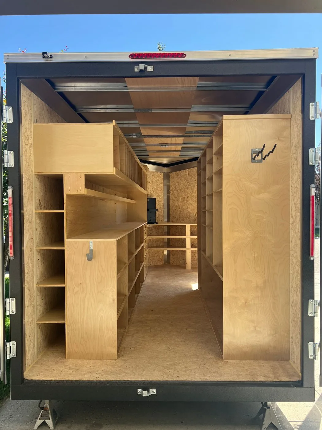 Enclosed Trailer — Plumbing custom racking