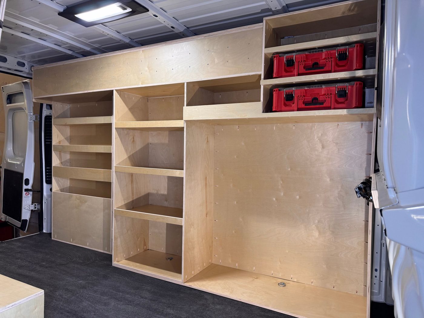 Ram ProMaster High Roof — Custom storage