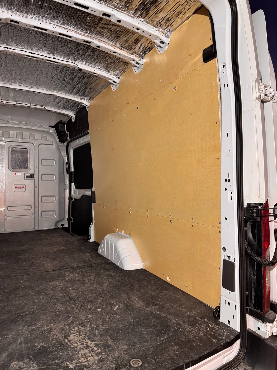 Ford Transit High Roof Ext — Insulation detail